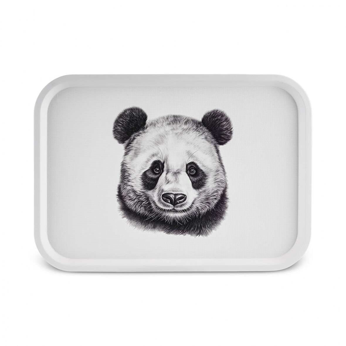Karaca Apricot Biome Panda Desenli Dikdörtgen Tepsi