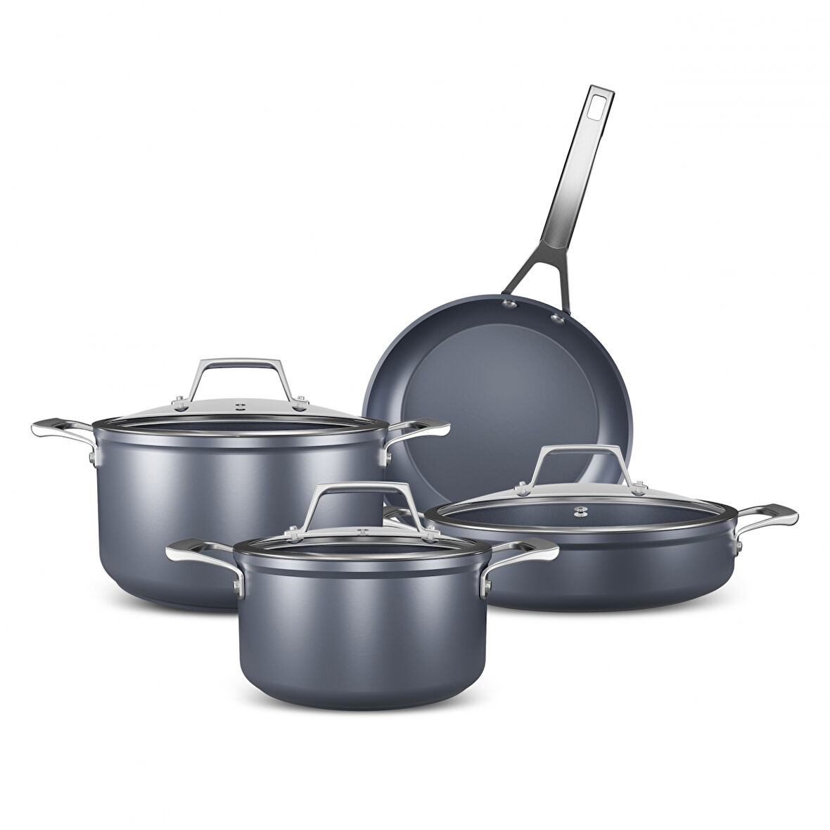 Karaca Biodiamond Supreme İndüksiyon Tabanlı 7 Parça Tencere Seti