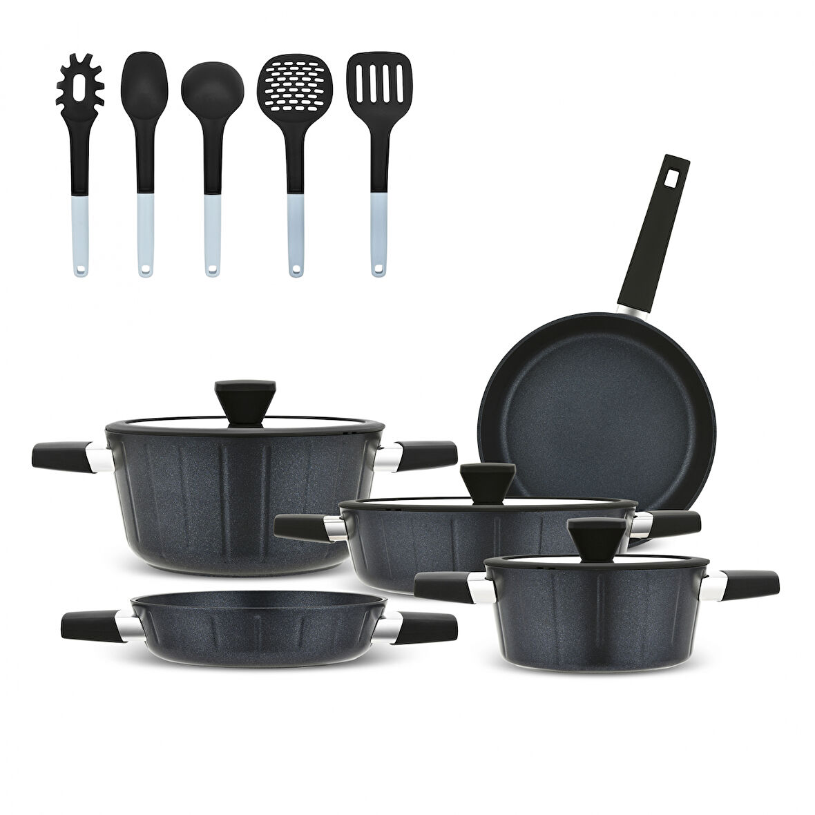 Karaca Biodiamond Regnum İndüksiyon Tabanlı 13 Parça Tencere Seti