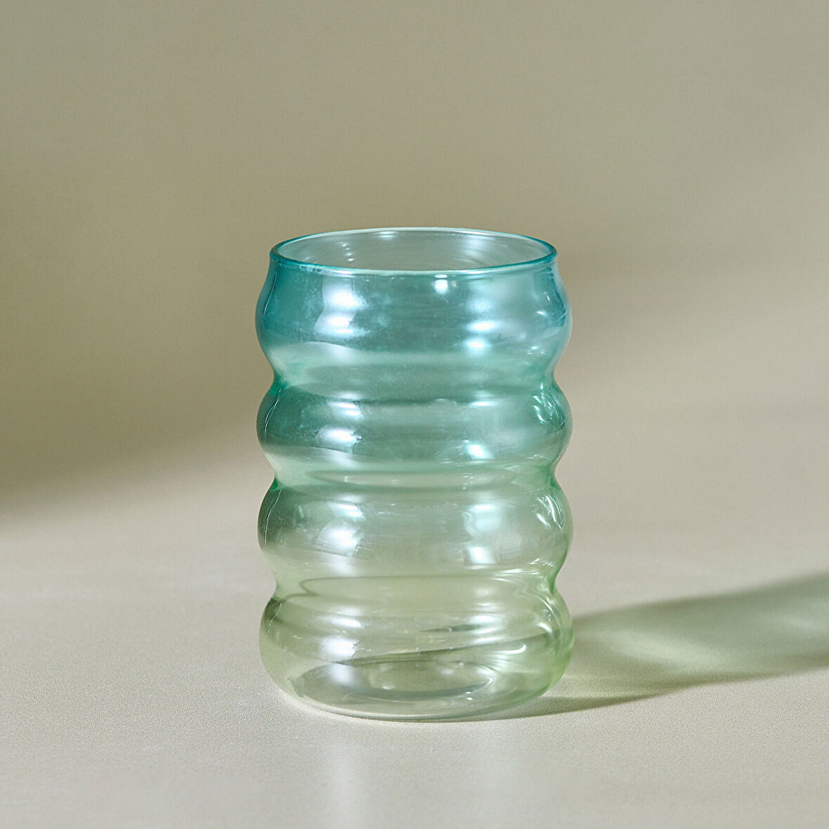 Karaca Micheal Cam Latte Bardağı 500 ml Yeşil