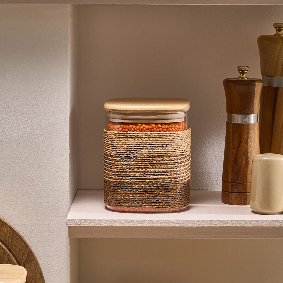 Karaca Container Bolago Borosilikat Cam Kavanoz 900 ml