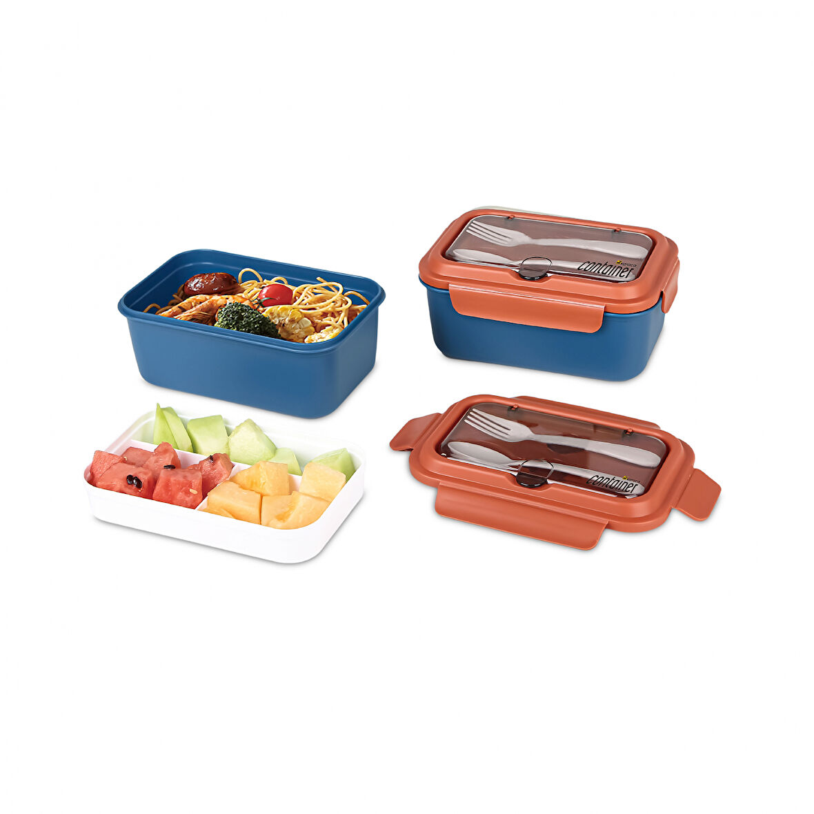 Karaca Container Ravenna Lunch Box / Yemek Taşıma / Saklama Kutusu Lacivert