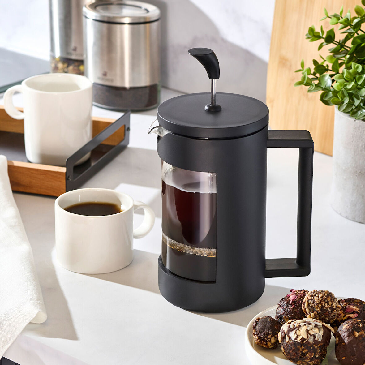 Karaca Pamir French Press 800 ml Siyah