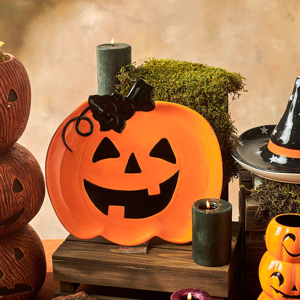 Karaca Halloween Pumpkin Servis Tabağı 30 cm