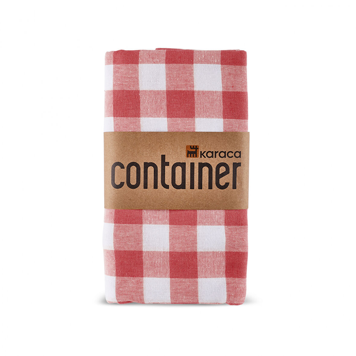 Karaca Container Pötikare %100 Pamuklu Masa Örtüsü 160x160 cm Kırmızı