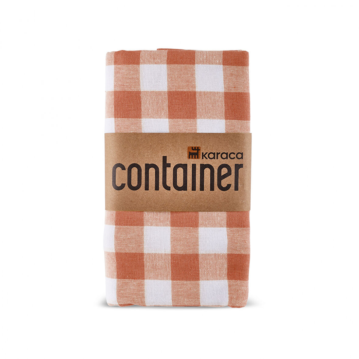 Karaca Container Pötikare %100 Pamuklu Masa Örtüsü 160x160 cm Turuncu