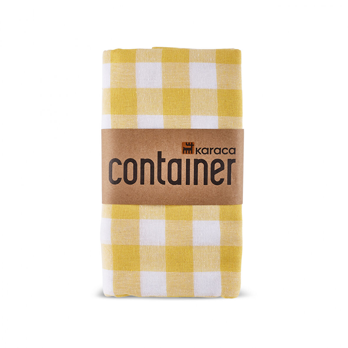 Karaca Container Pötikare  %100 Pamuklu Masa Örtüsü 160x160 cm Sarı