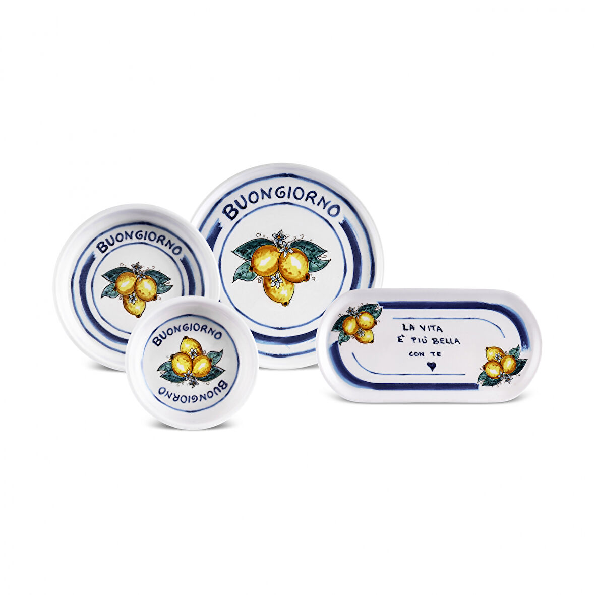 İstanbul Porselen Buongiorno 14 Parça 6 Kişilik Kahvaltı Takımı