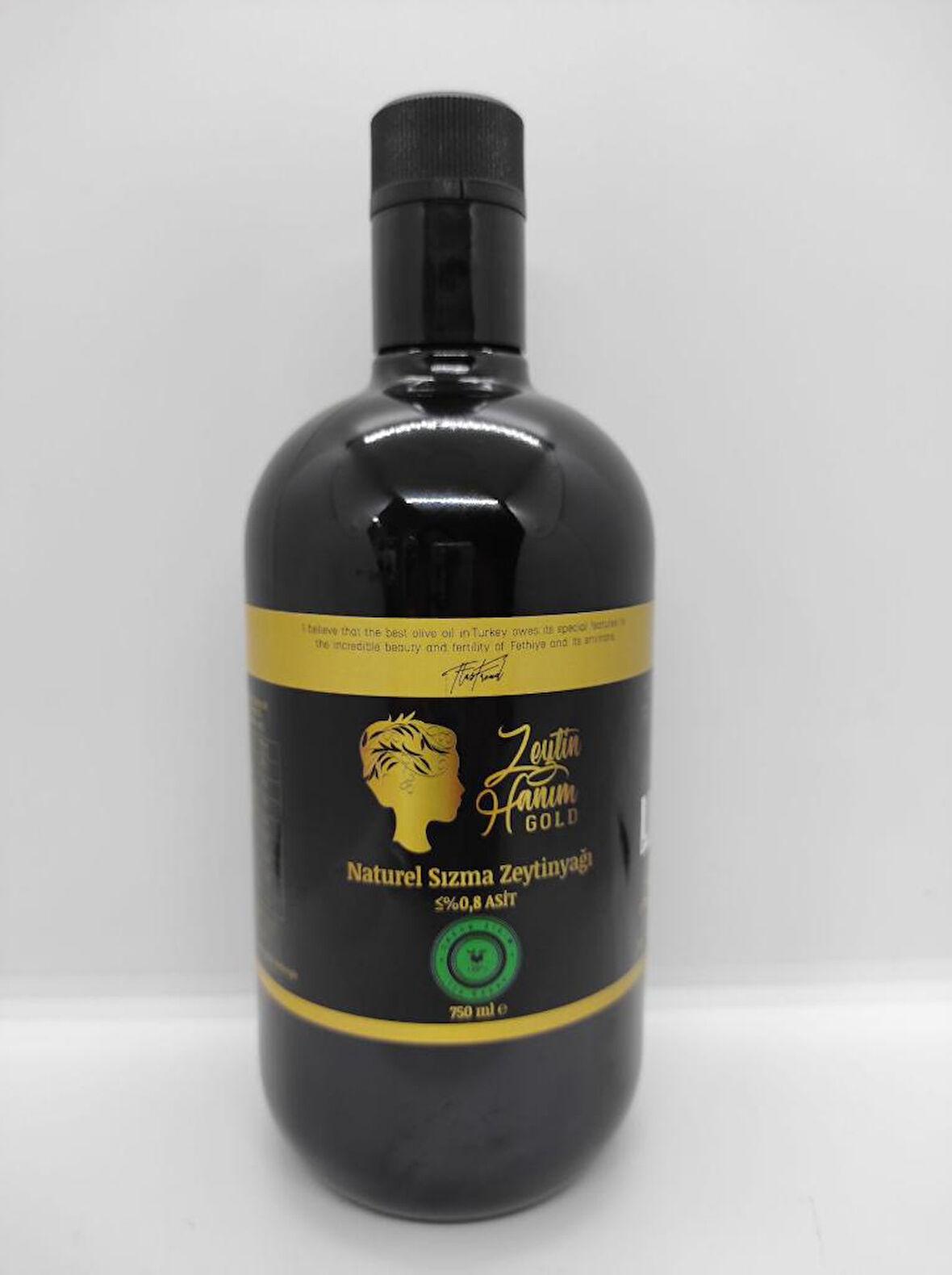 Zeytin Hanım Gold Soğuk Sıkım / İlk Hasat / Natürel Sızma Zeytinyağı (<=0.8 Asit) - 750ml