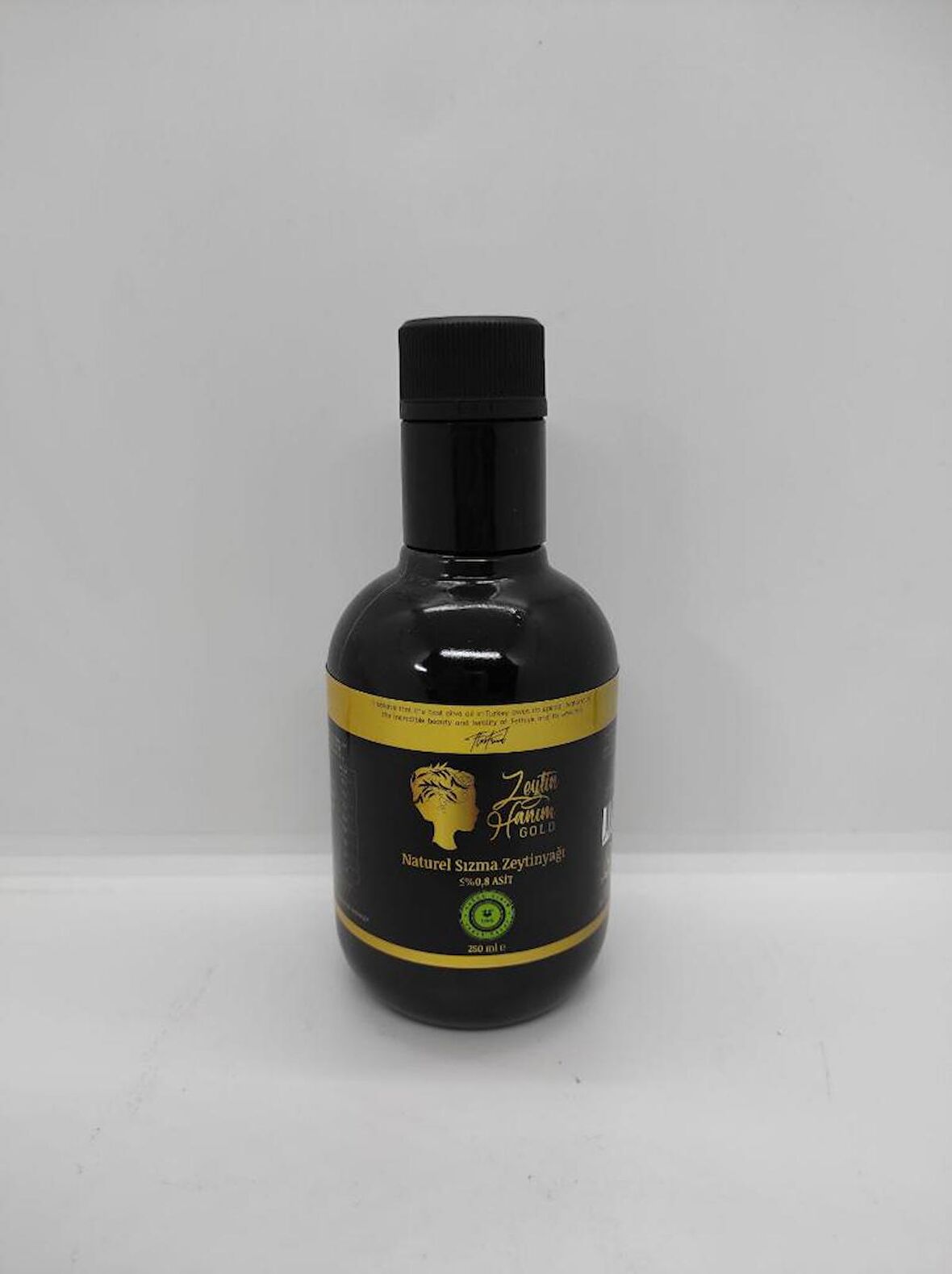 Zeytin Hanım Gold Soğuk Sıkım / Erken Hasat / Natürel Sızma Zeytinyağı (<=0.8 Asit ) - 250ml