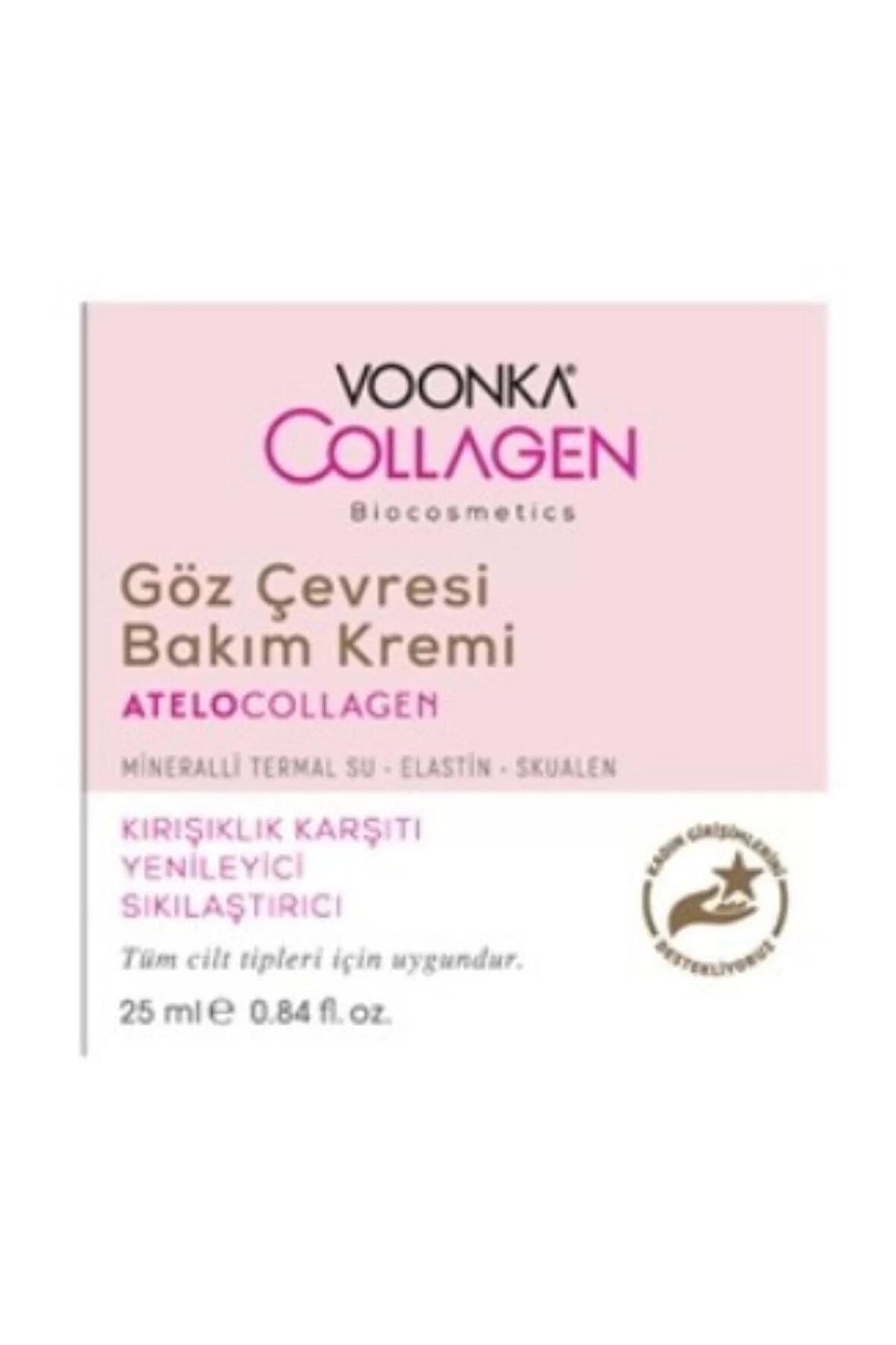 Voonka Collagen Bakım Termal Sulu Tüm Yaşlar Göz Çevresi Krem 25 ml 