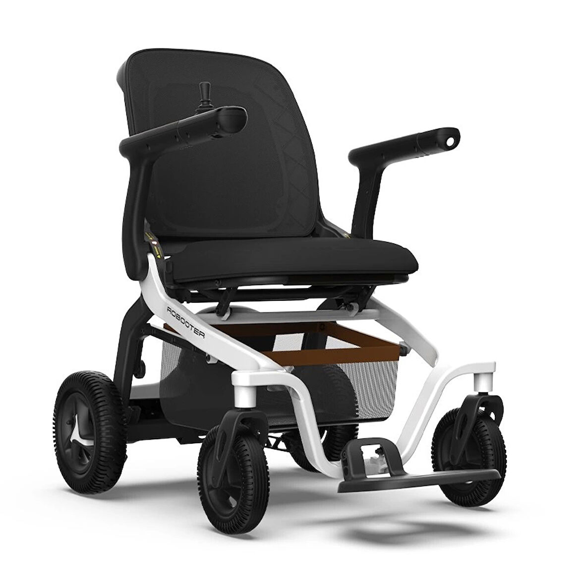 Robooter Akülü Tekerlekli Sandalye Gri | Hafif Alüminyum Gövde, Yüksek Performanslı E40-10