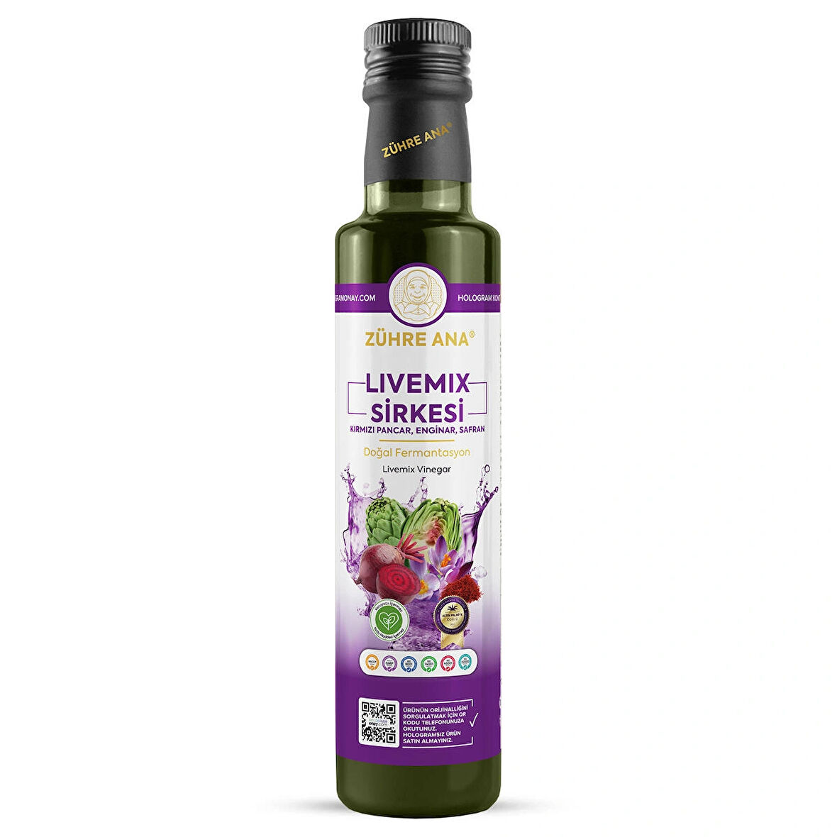 Livemix Sirkesi Doğal Fermantasyon Livemix Vinegar 500 Ml