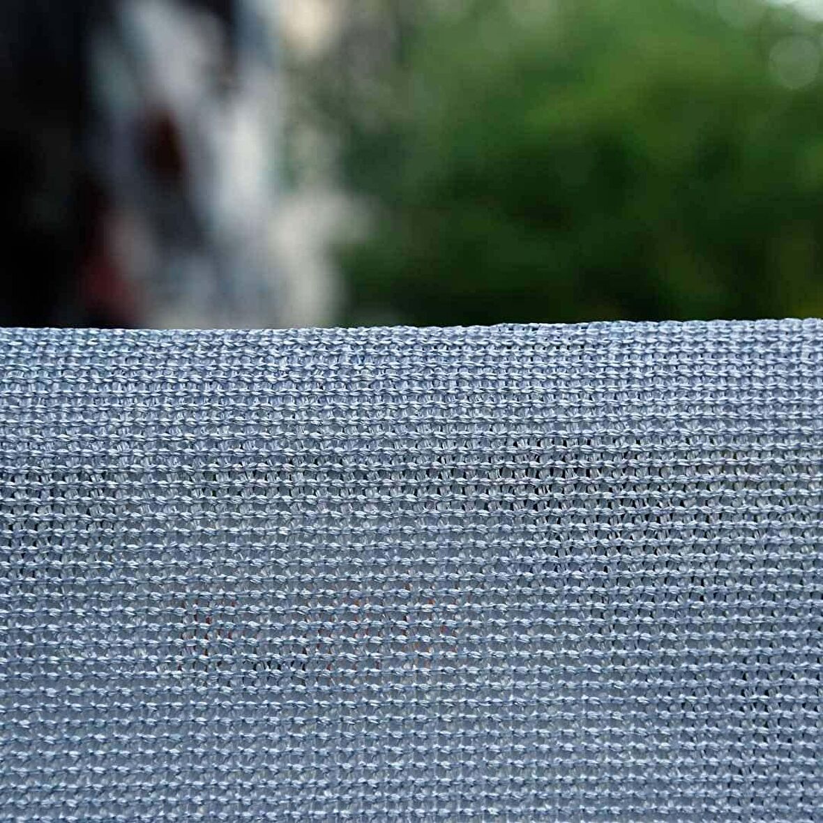 %95'lik Gri (Gümüş) Gölgelik File - 1.5*10 METRE - Branda - Çit Filesi 