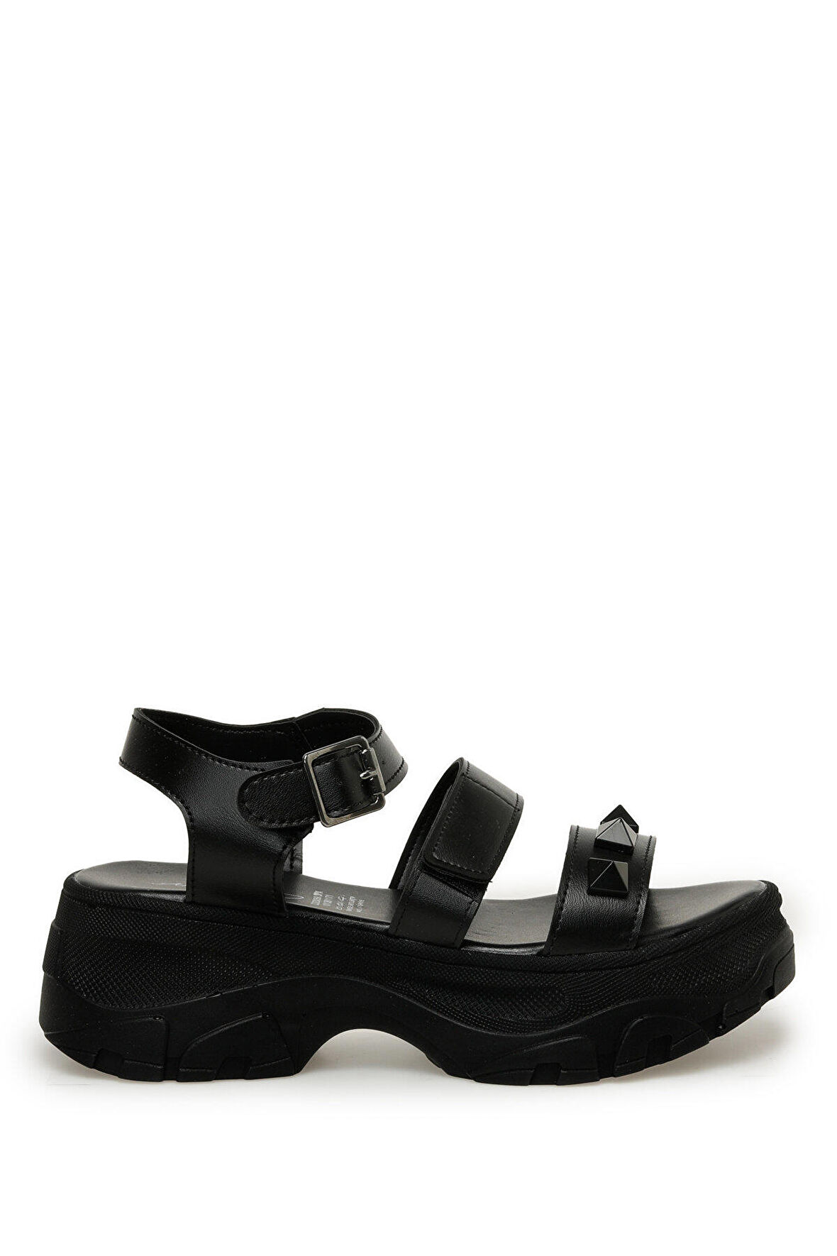 CS23059 3FX Siyah Kadın Spor Sandalet