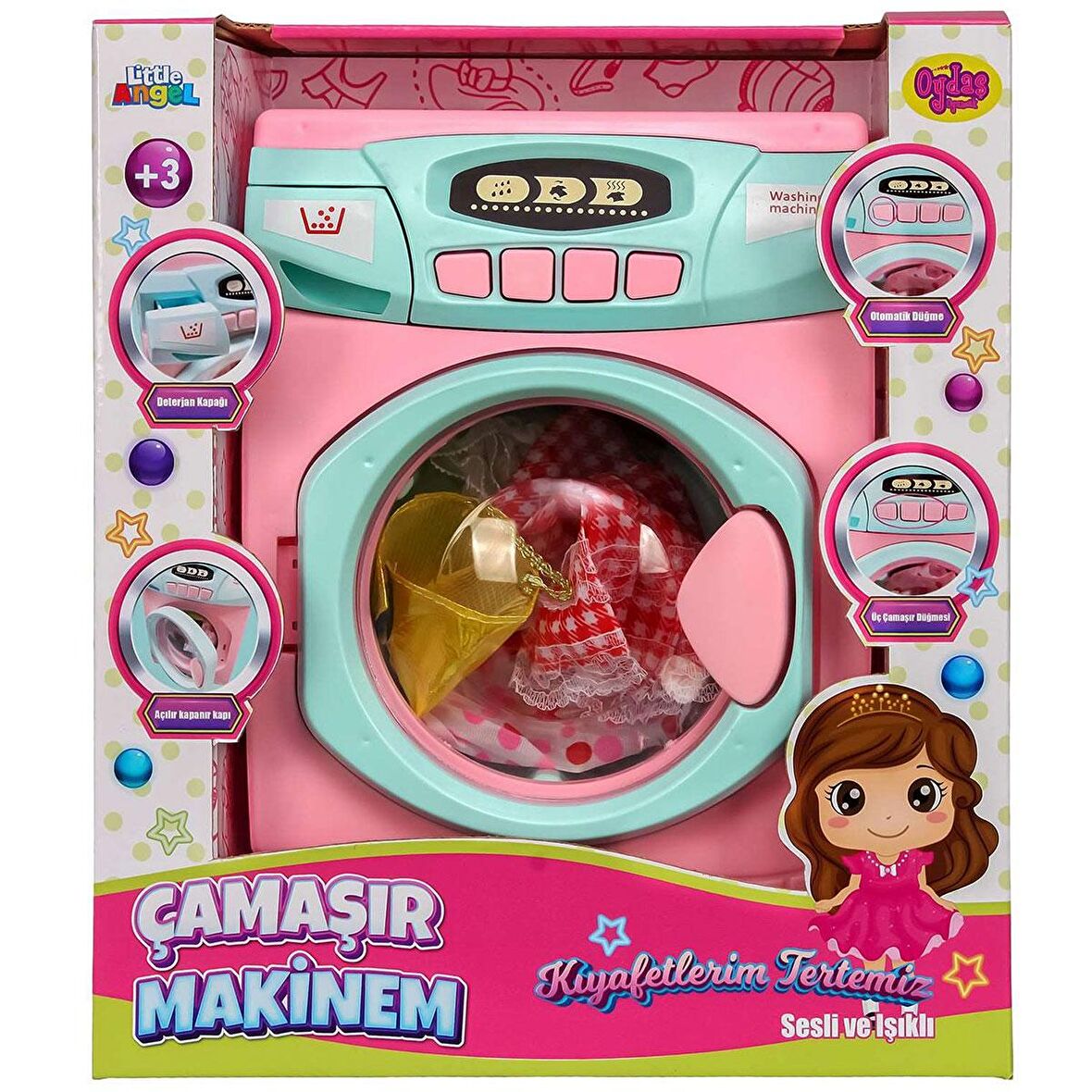 Pilli Büyük Boy Çamaşır Makinesi-02608