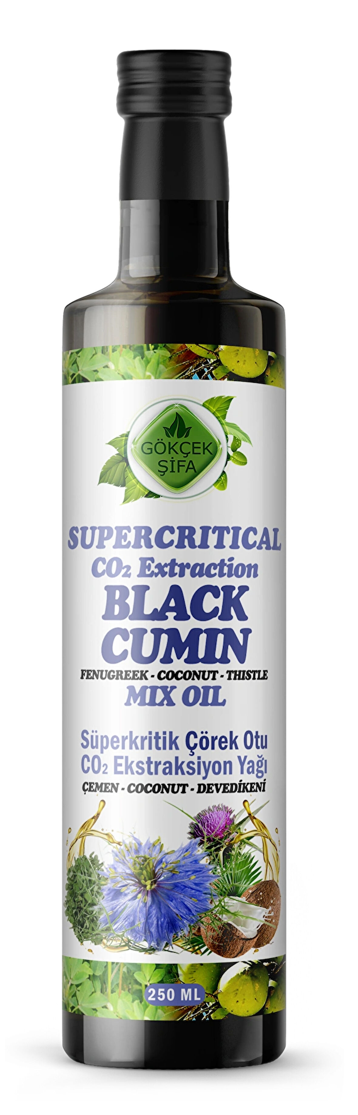 Çörek Otu Süperkritik Mix Yağı 250 ml (BLACK CUMİN SUPERCRİTİCAL MİX OİL)