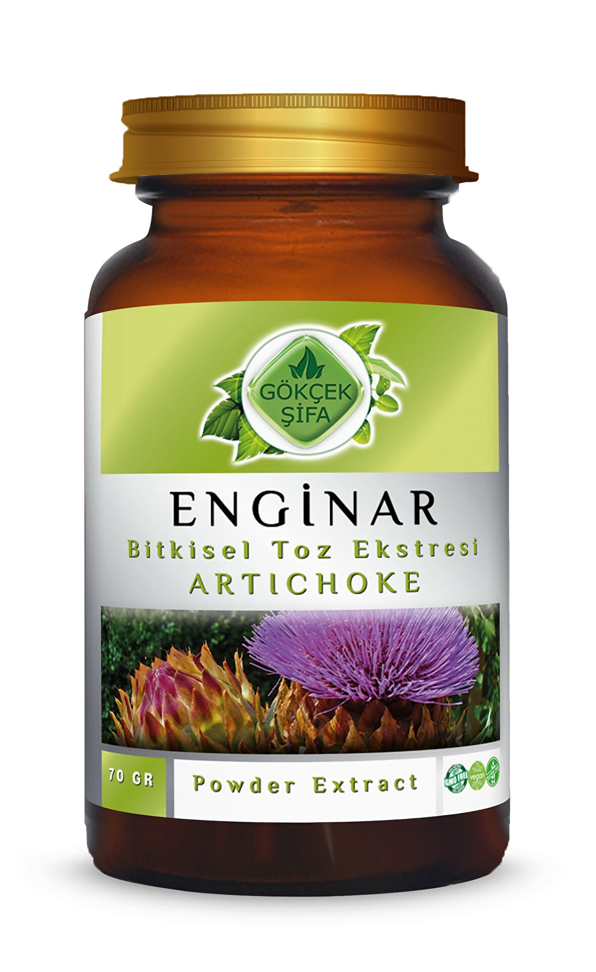 Enginar Toz Ekstresi 70 gr. Cam Kavanoz