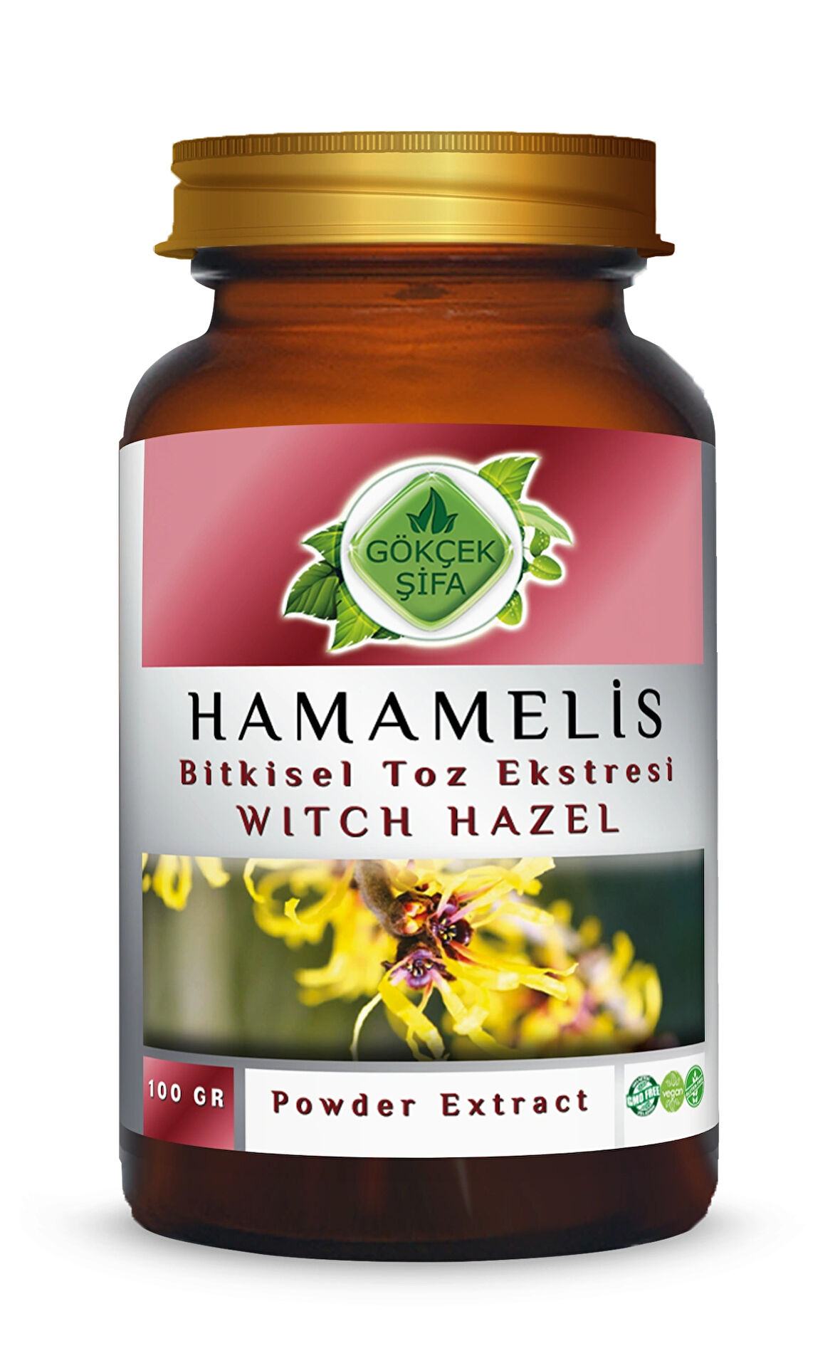 Hamamelis Toz Ekstresi 100 Gr. Cam Kavanoz