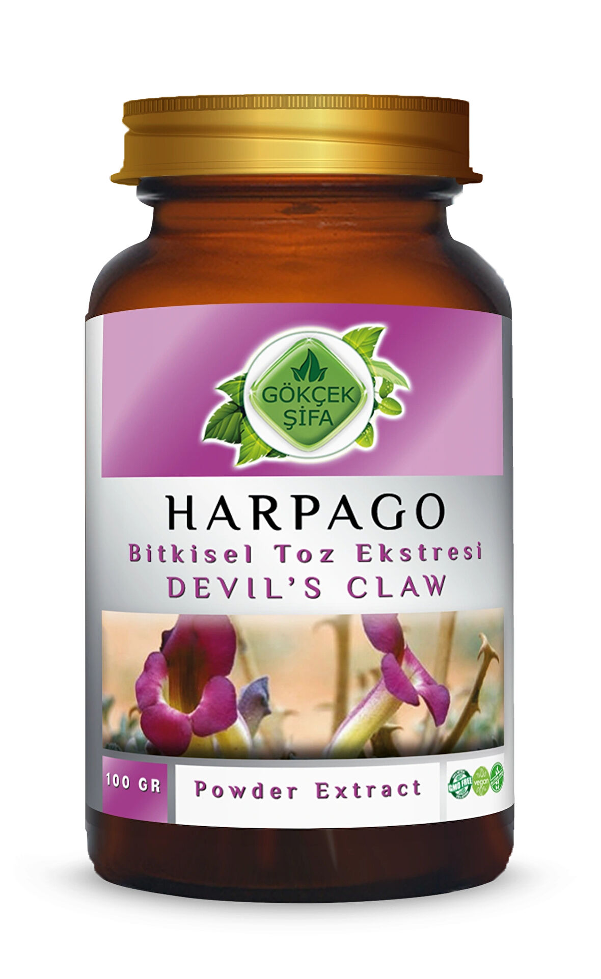 Harpago Toz Ekstresi 100 Gr. Cam Kavanoz