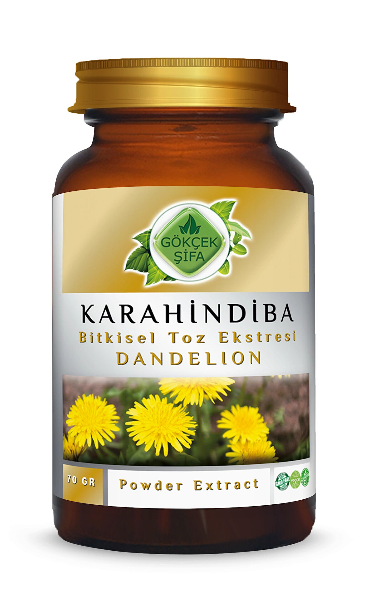 Karahindiba Toz Ekstresi 70 Gr. Cam Kavanoz
