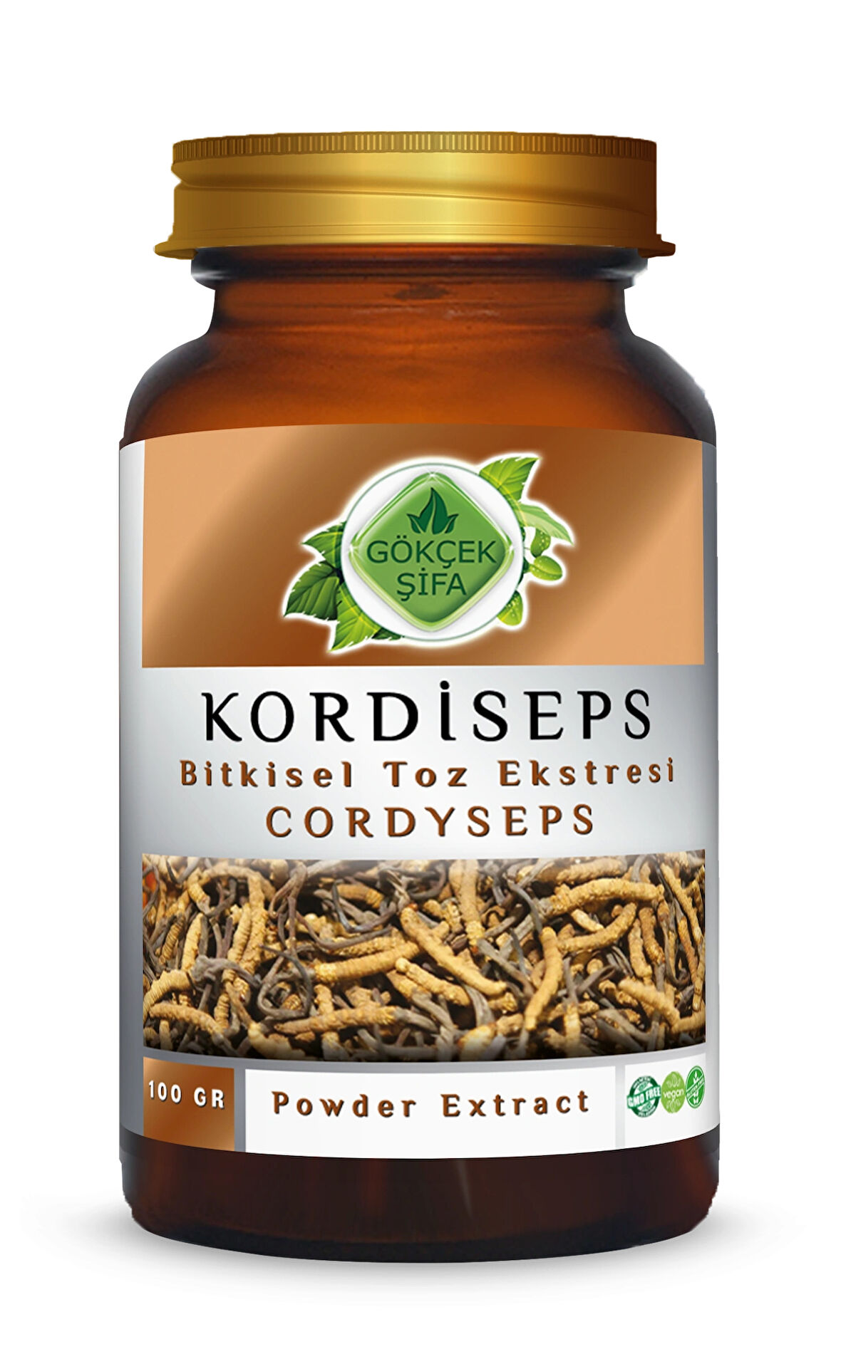 Kordisep Toz Ekstresi 100 Gr Cam Kavanoz