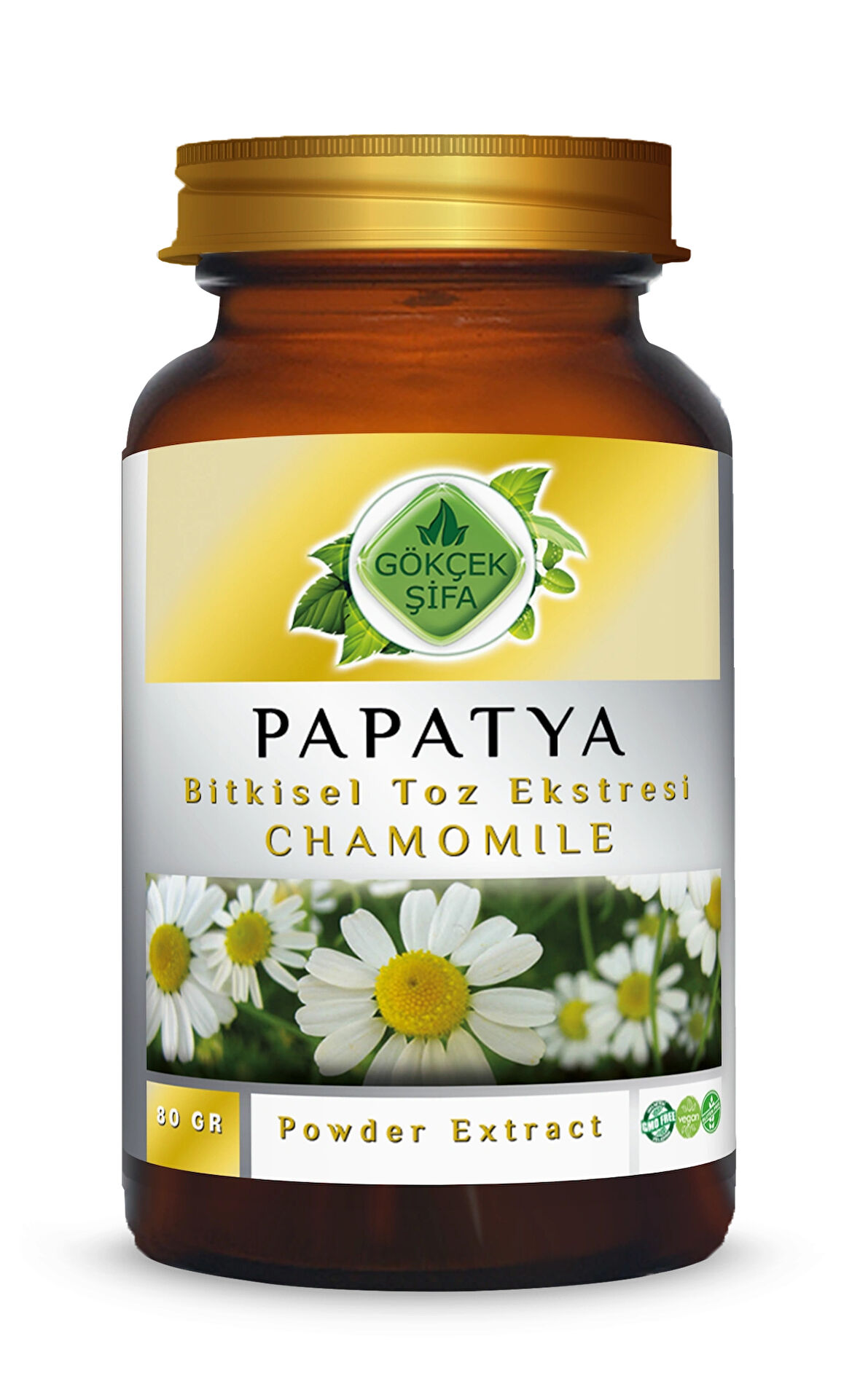 Papatya Toz Ekstresi 80 Gr Cam Kavanoz