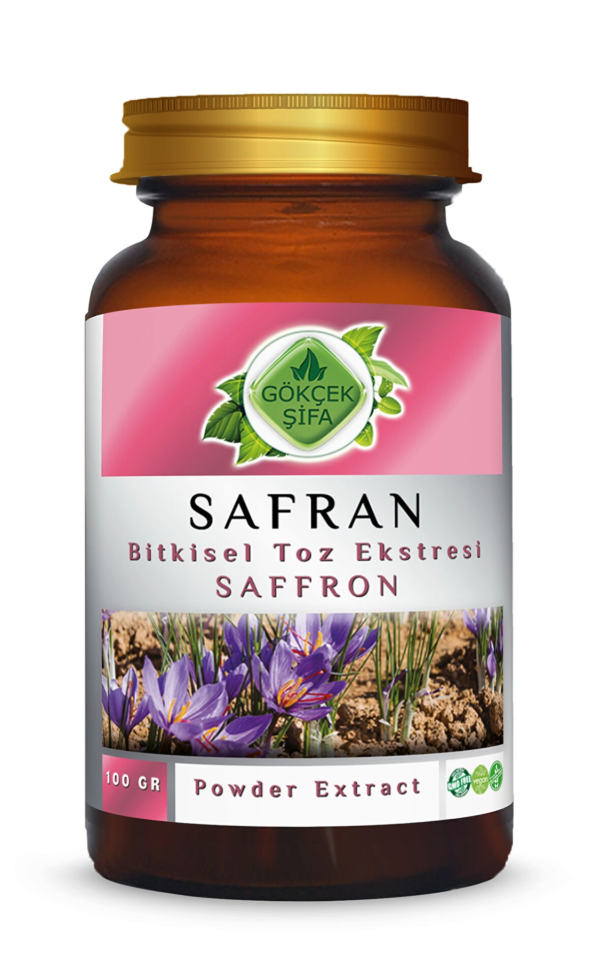 Safran Toz Ekstresi 100 Gr. Cam Kavanoz