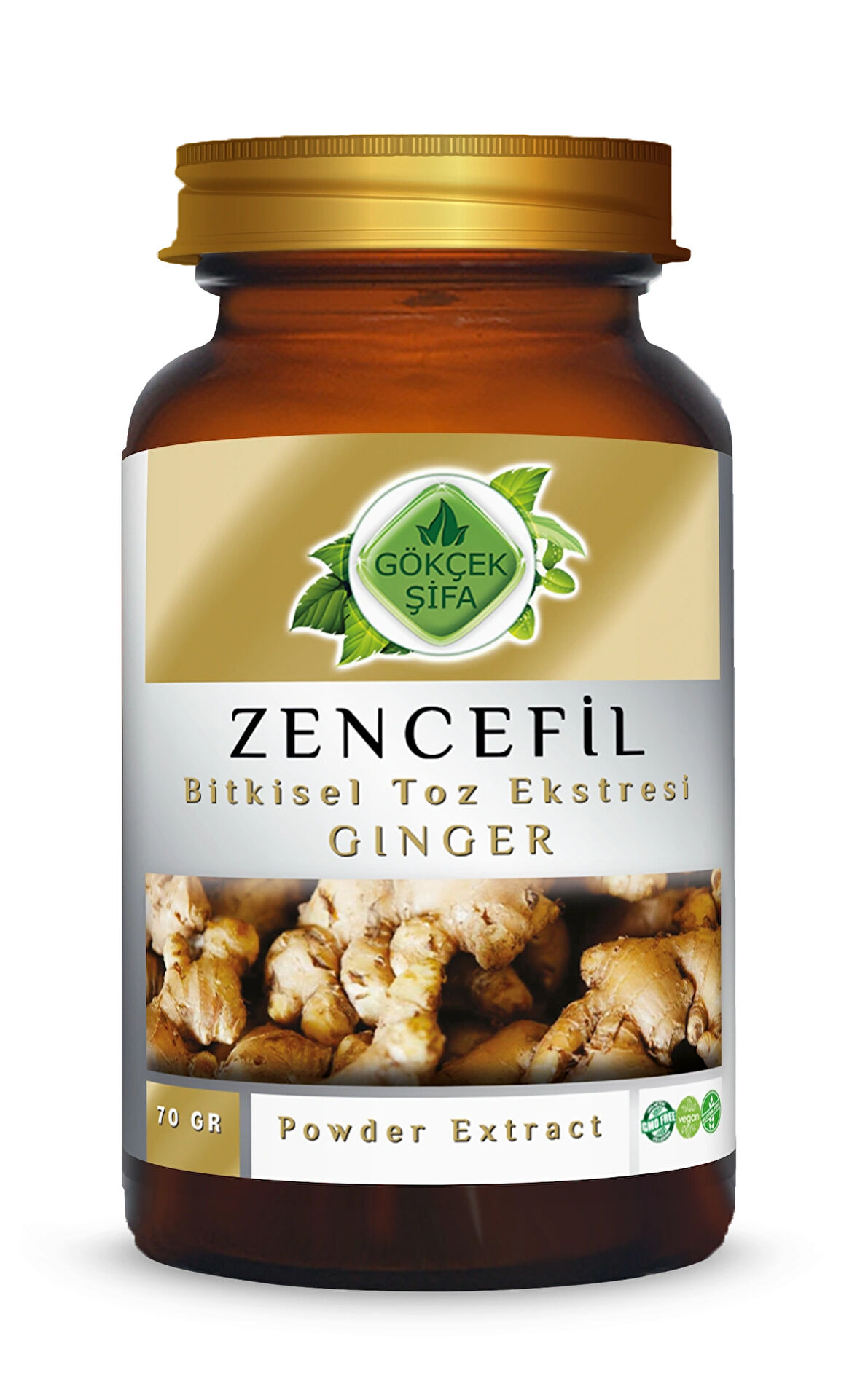 Zencefil Toz Ekstresi 70 Gr Cam Kavanoz