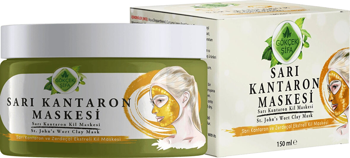 Sarı Kantaron Kil Maskesi