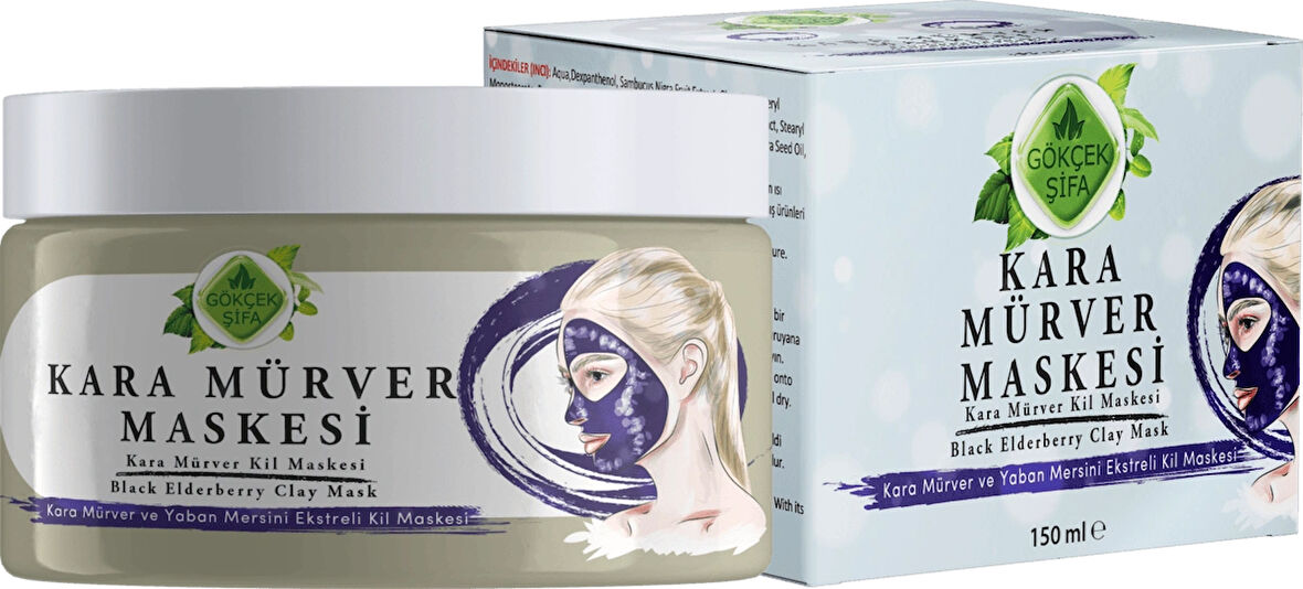 Kara Mürver Kil Maskesi 150 Ml