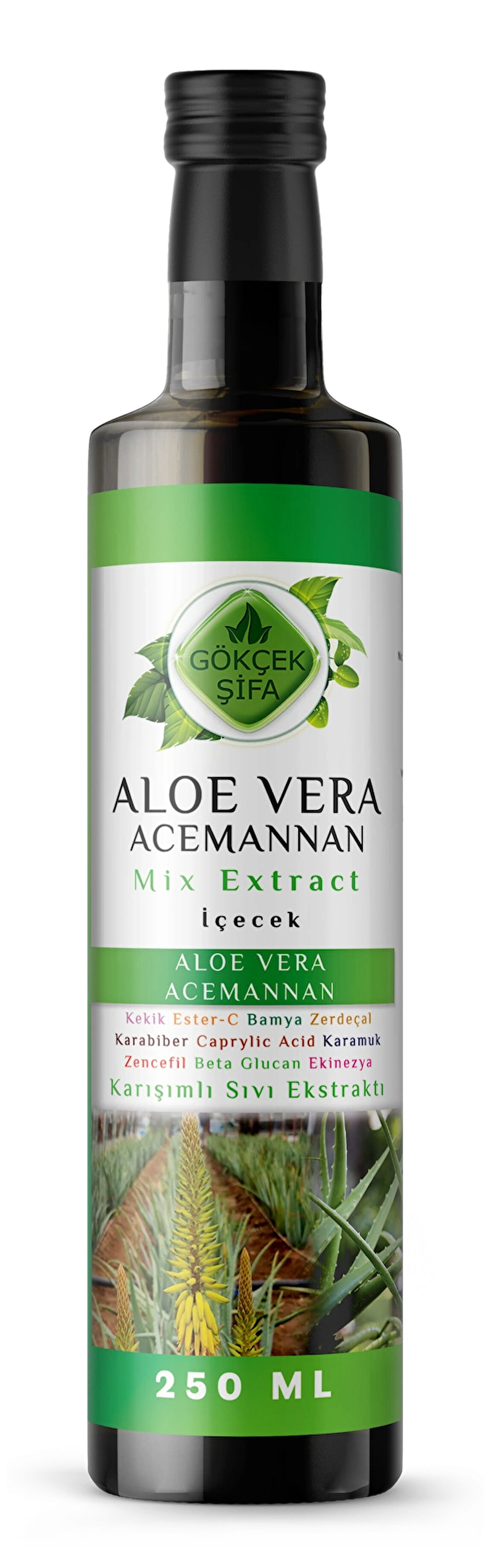 Aloe Vera Acemannan Mix Extract 250 Ml.