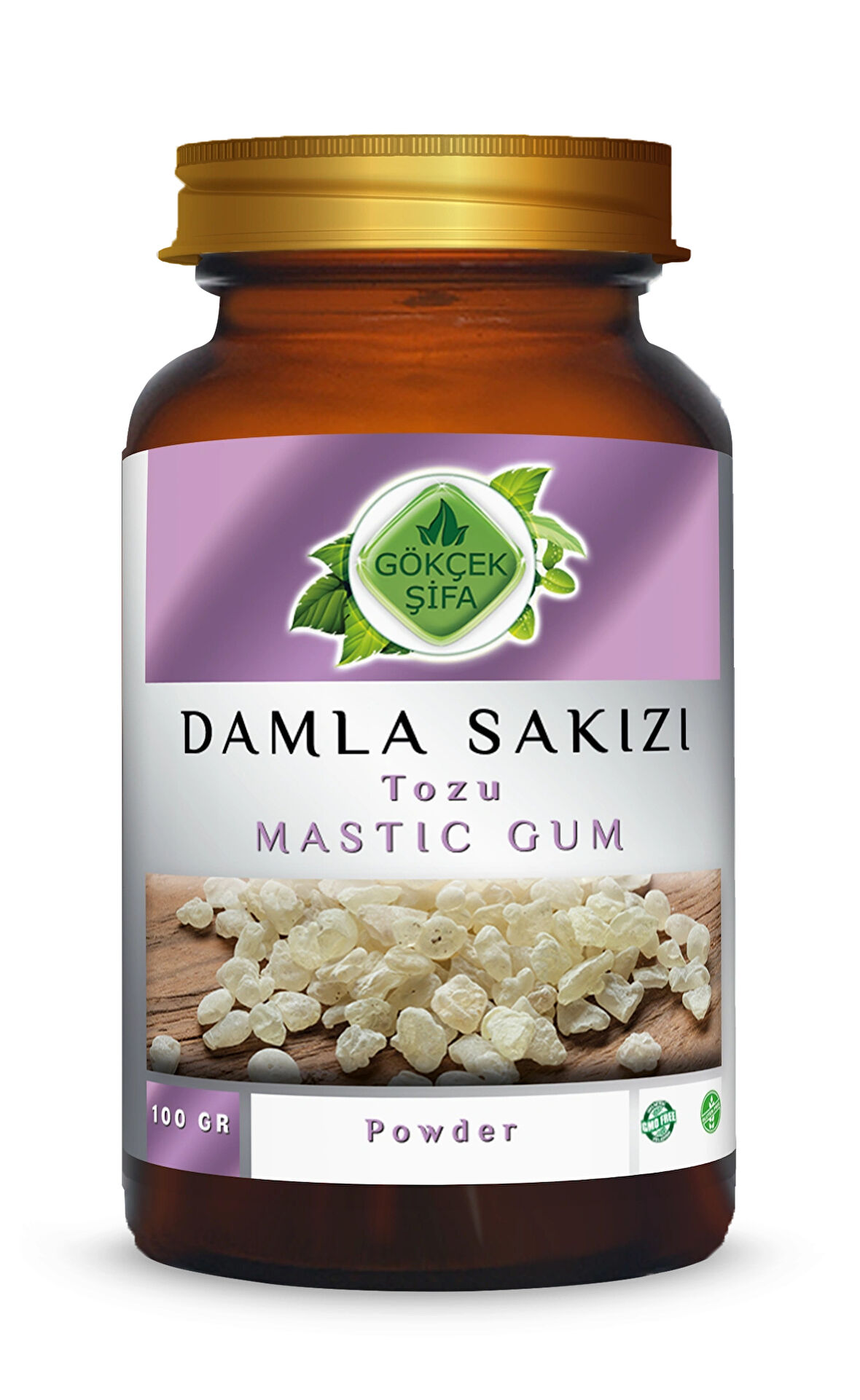Damla Sakızı Tozu (MASTİC GUM POWDER) 100 gr Cam Kavanoz