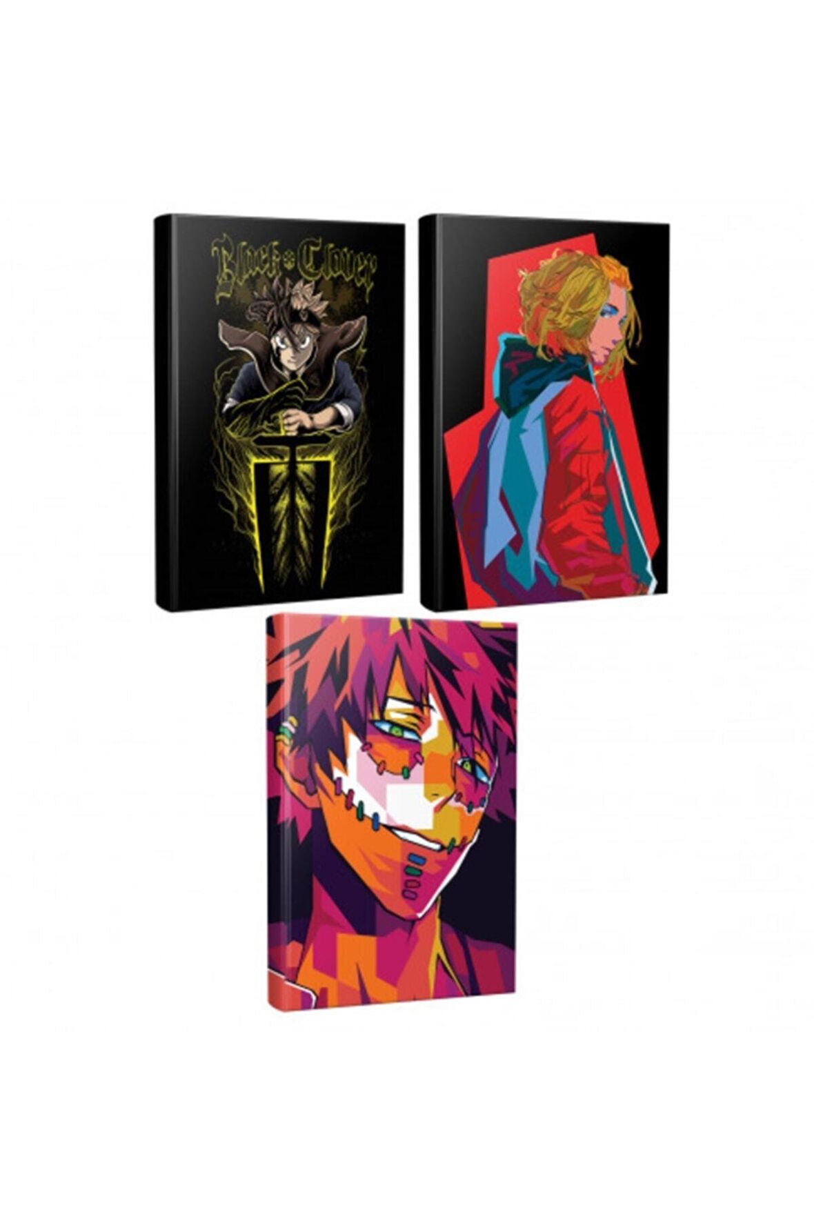 3 Defter Black Clover - Tokyo Revengers - Surabaya