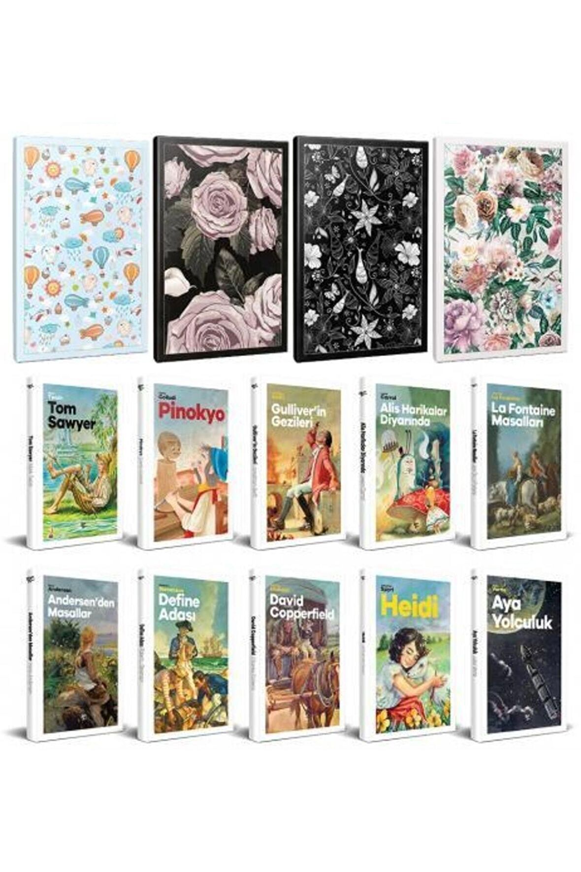 10 Du?Nya C?Ocuk Klasig?İ Ve 4 C?İc?Ekli
C?İzgili Defter -Set-4