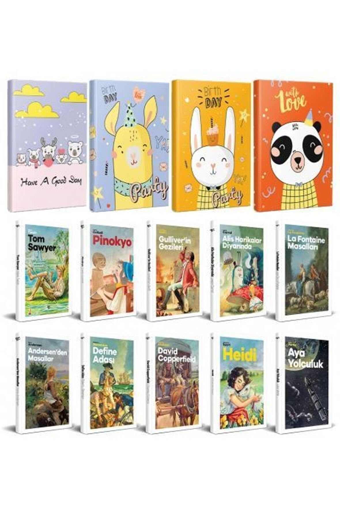 10 Du?Nya C?Ocuk Klasig?İ Ve 4 Çizgili Defter
-Set-4