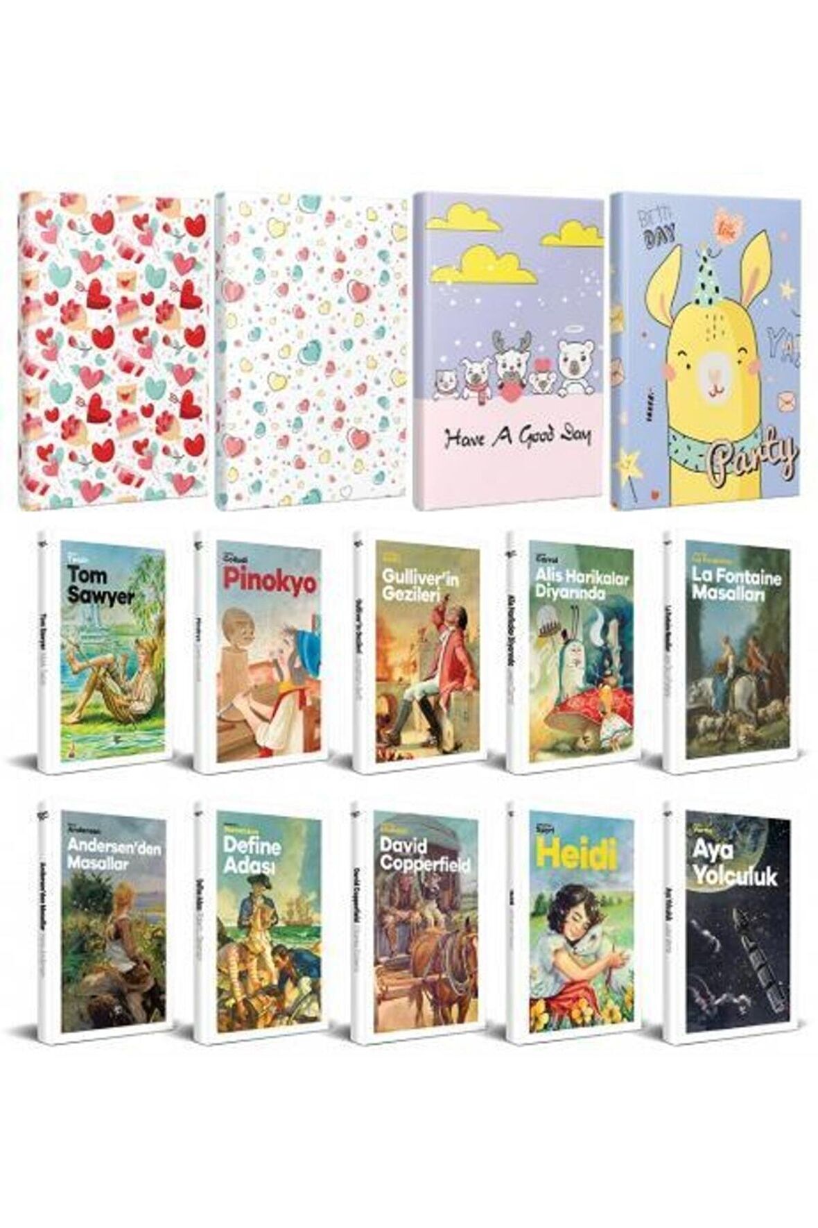 10 Du?Nya C?Ocuk Klasig?İ Ve 4 Çizgili Defter
-Set-6