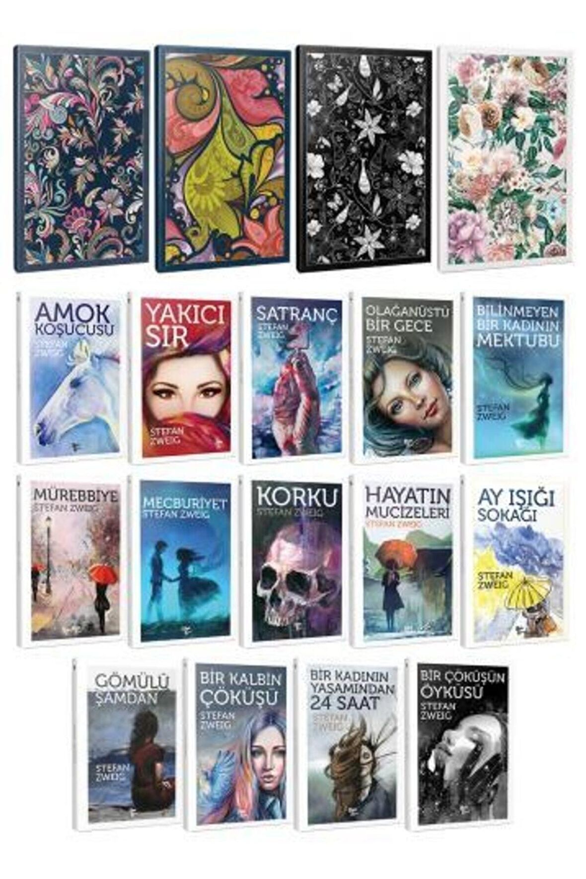 14 Stefan Zweig Ve 4 C?İc?Ekli C?İzgili Defter
-Set-3
