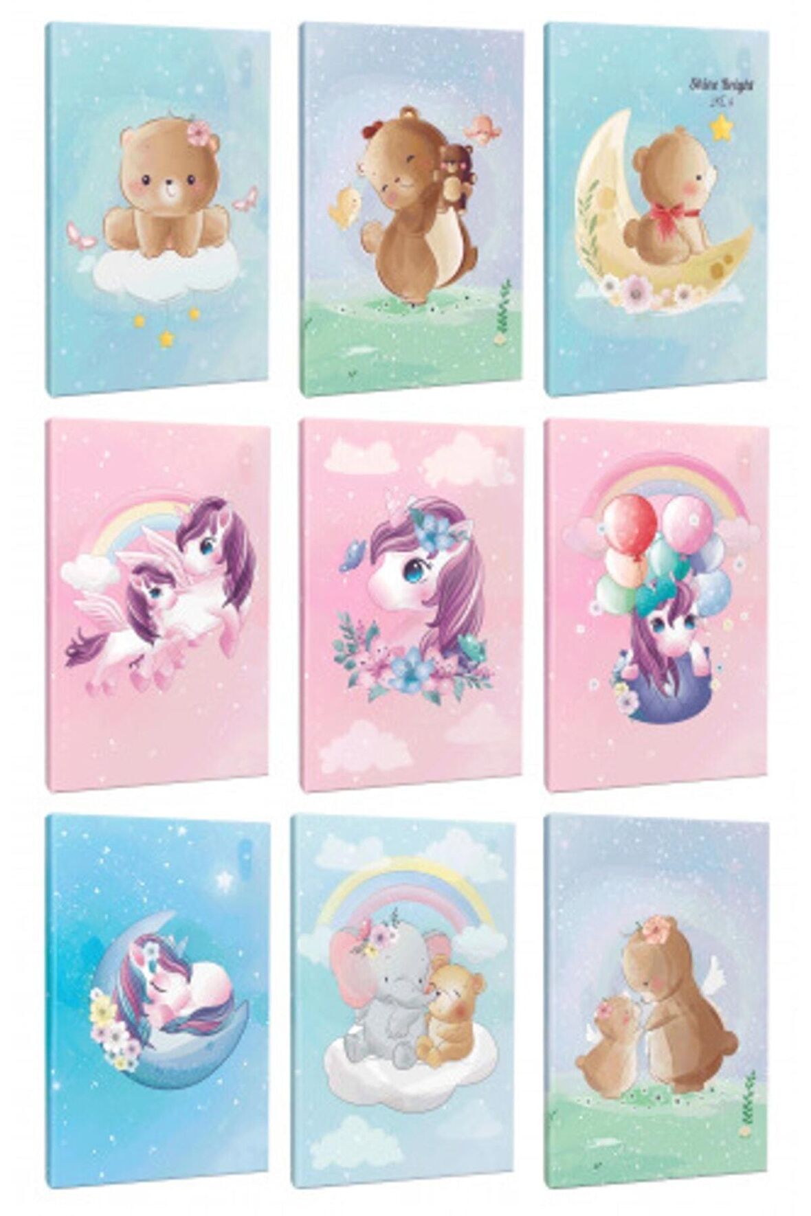 Rüyalar Alemi 9Lu 64 Sayfa Çizgili Defter Seti
-2