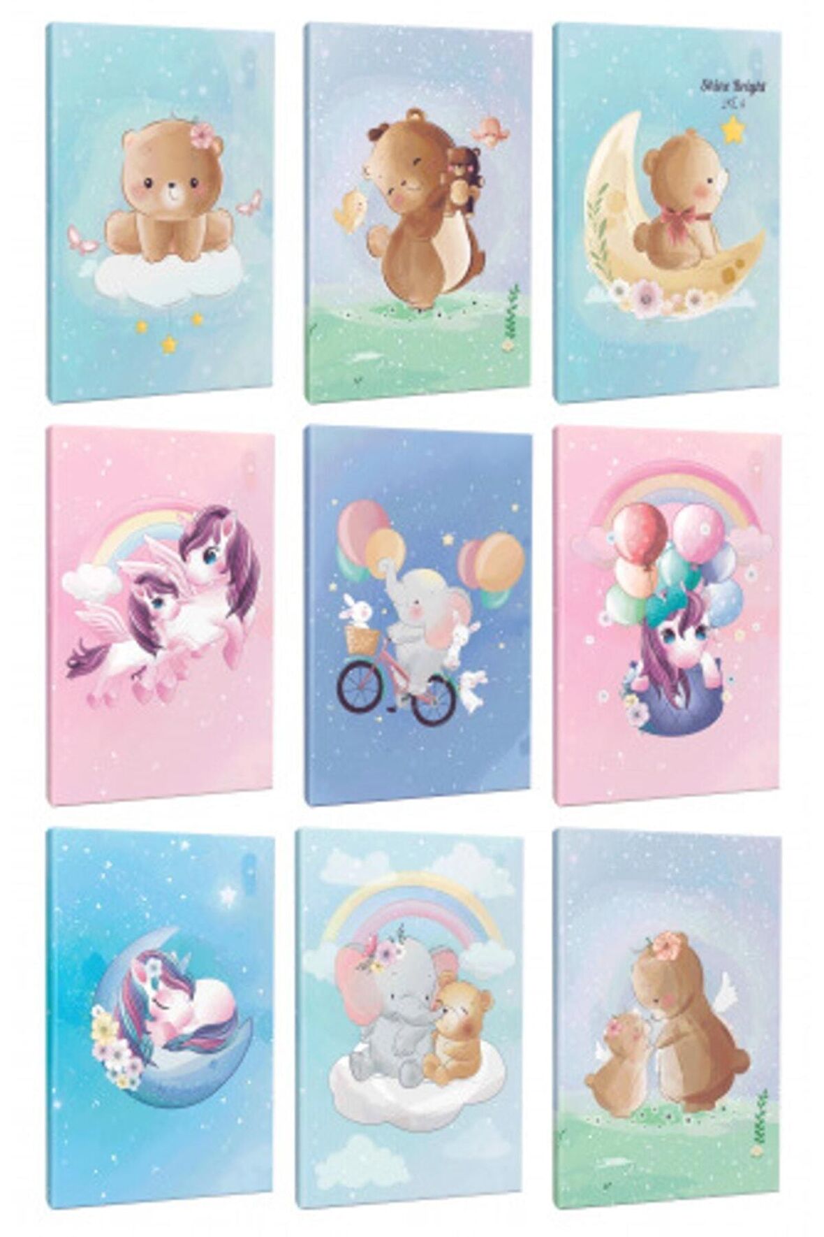 Rüyalar Alemi 9Lu 64 Sayfa Çizgili Defter Seti
-3