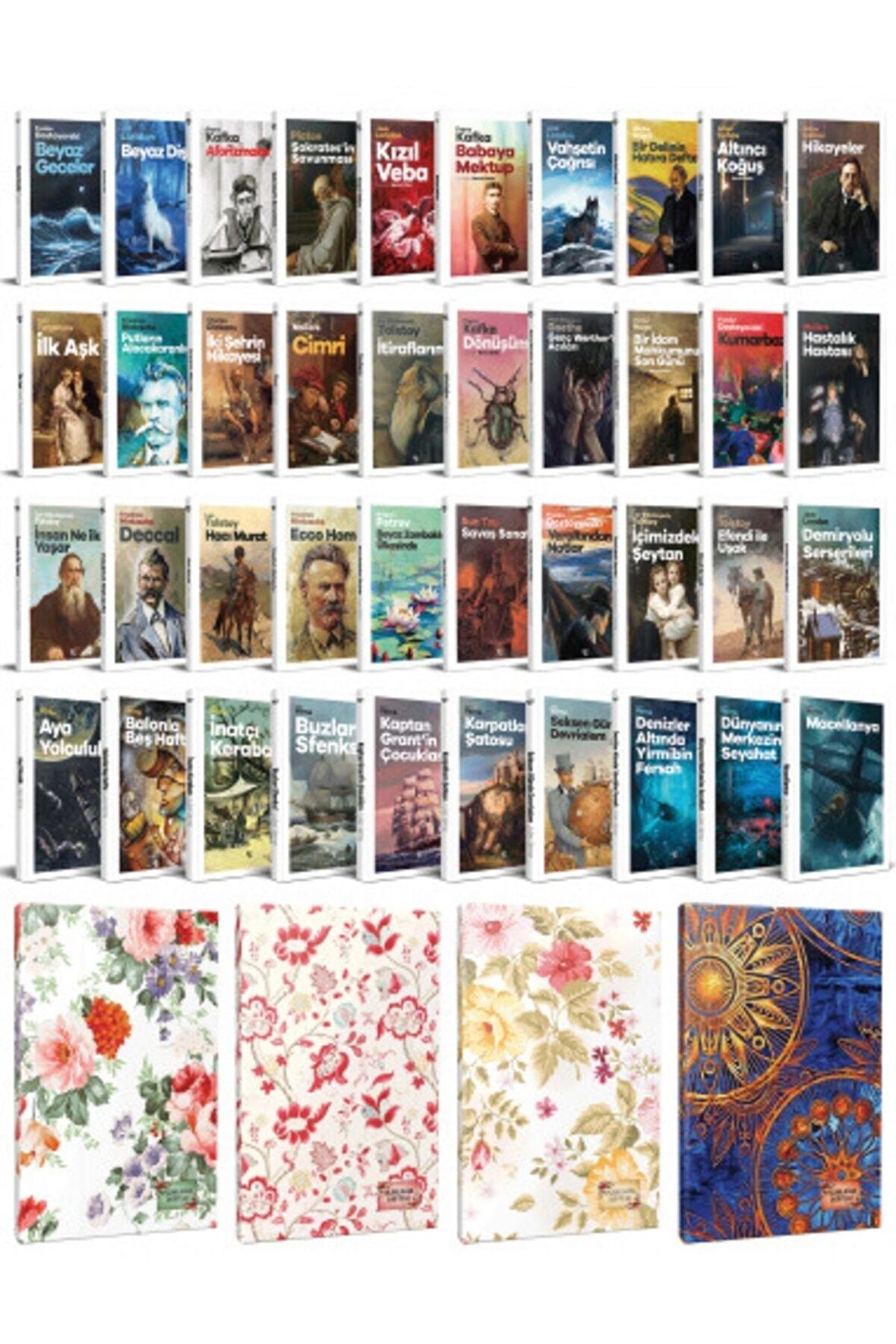 30 Dünya Klasiği Ve Çiçekli Planlama Defteri
Seti -1