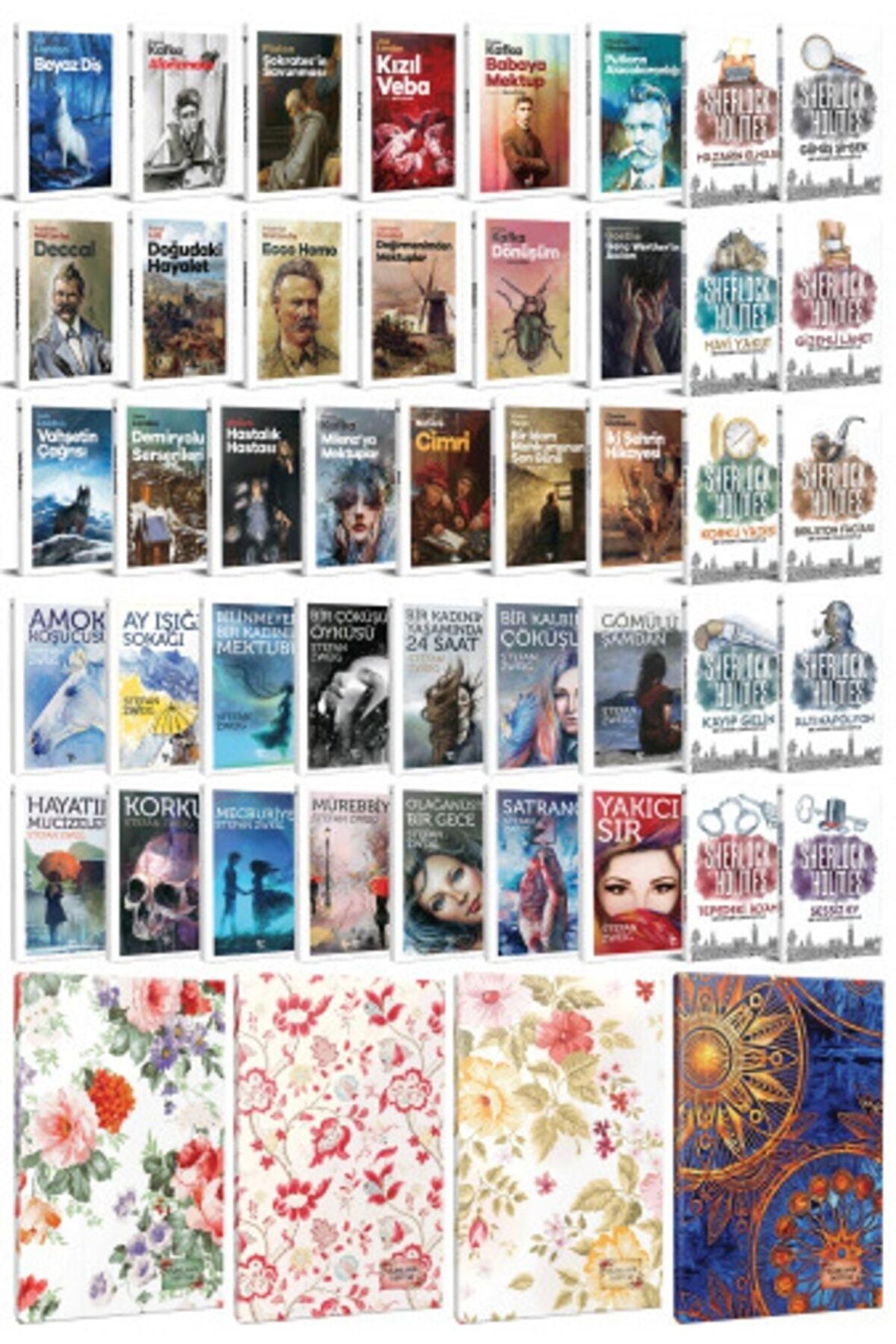 43 Dünya Klasiği Ve Çiçekli Planlama Defteri
Seti -1