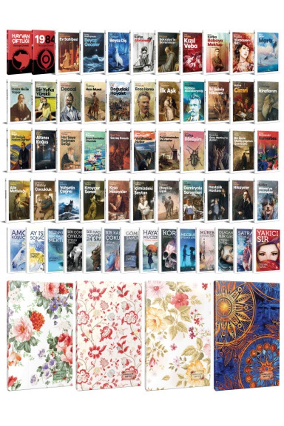 58 Dünya Klasiği Ve Çiçekli Planlama Defteri
Seti -1