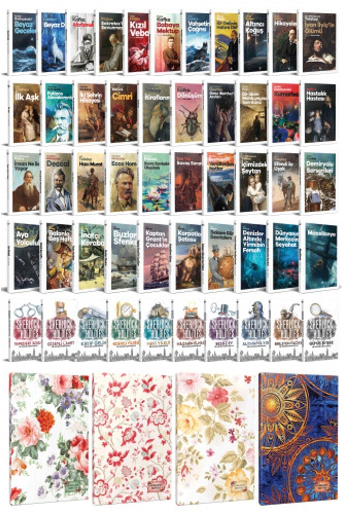 61 Dünya Klasiği Ve Çiçekli Planlama Defteri
Seti -1