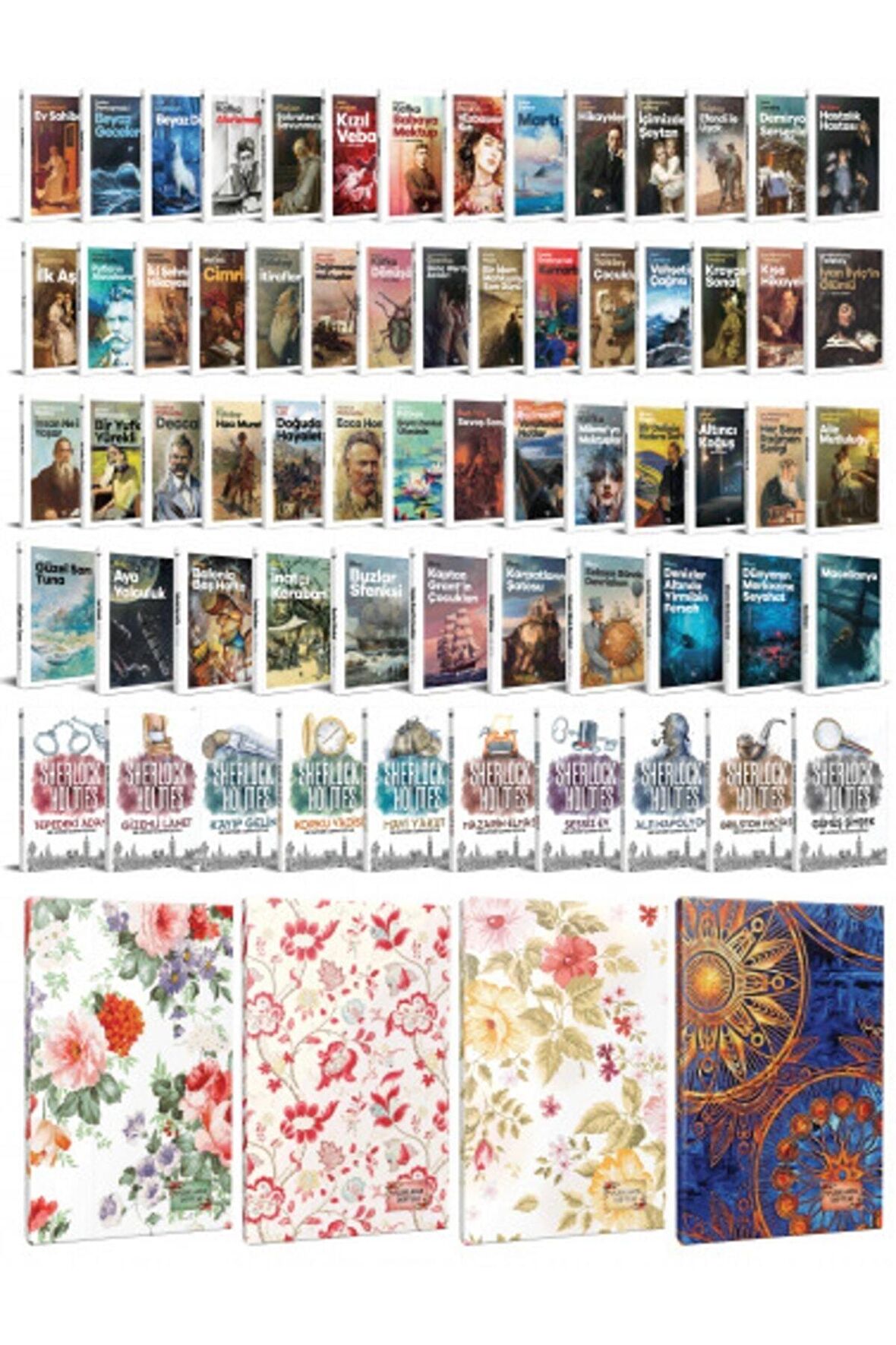 74 Dünya Klasiği Ve Çiçekli Planlama Defteri
Seti -1