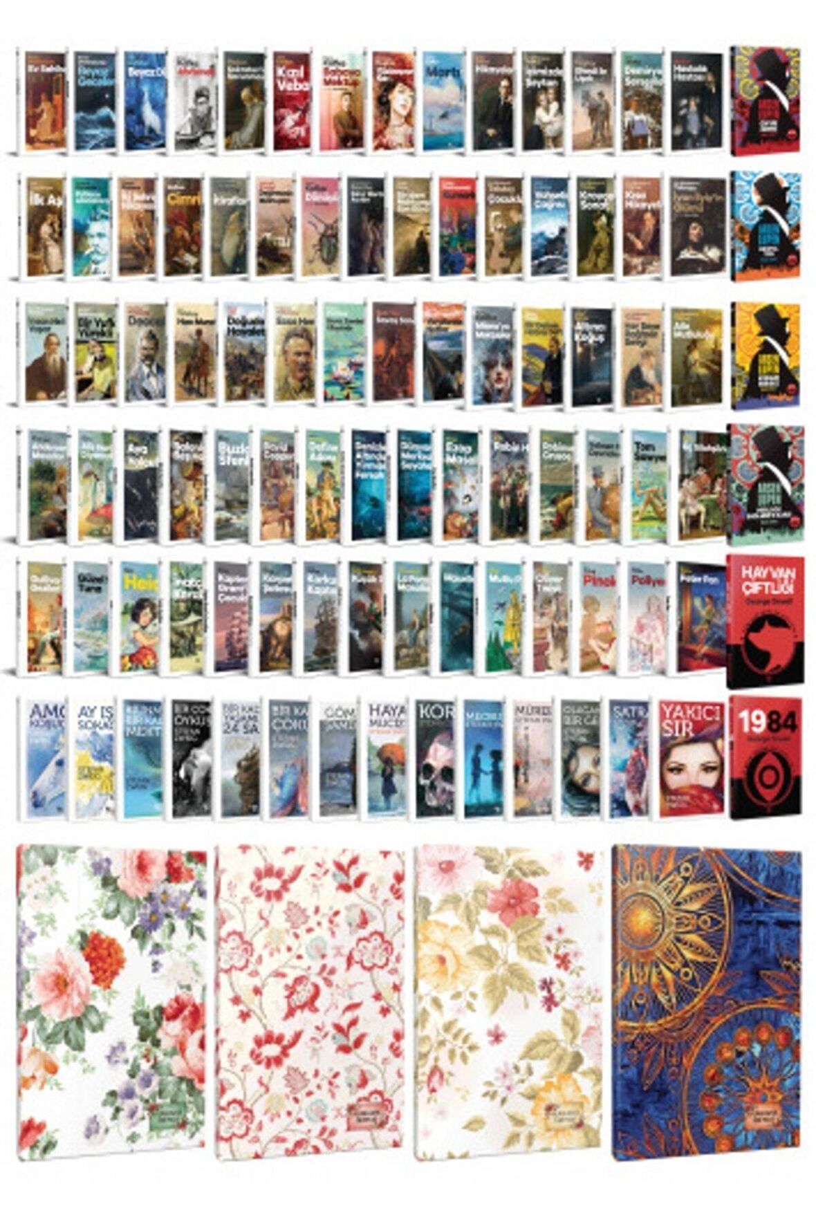 93 Dünya Klasiği Ve Çiçekli Planlama Defteri
Seti -1