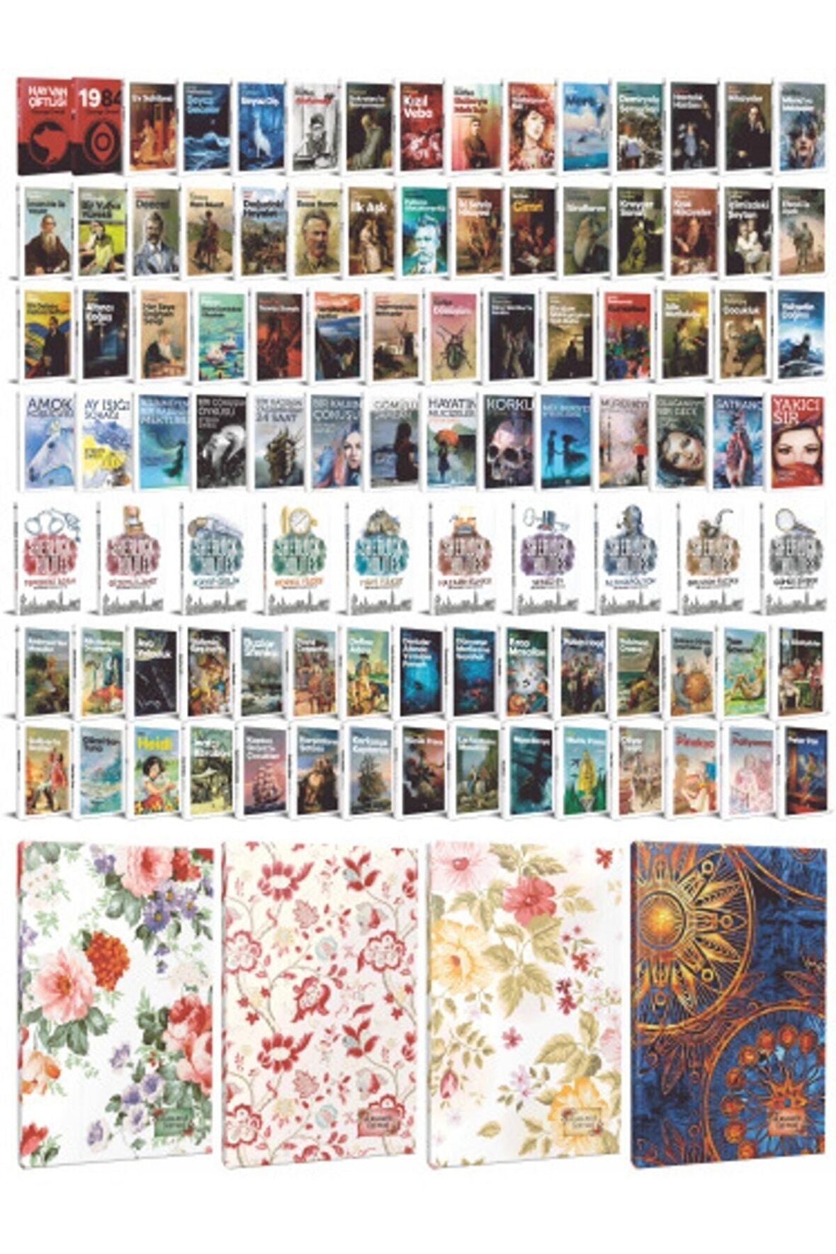 108 Dünya Klasiği Ve Çiçekli Planlama Defteri
Seti -1