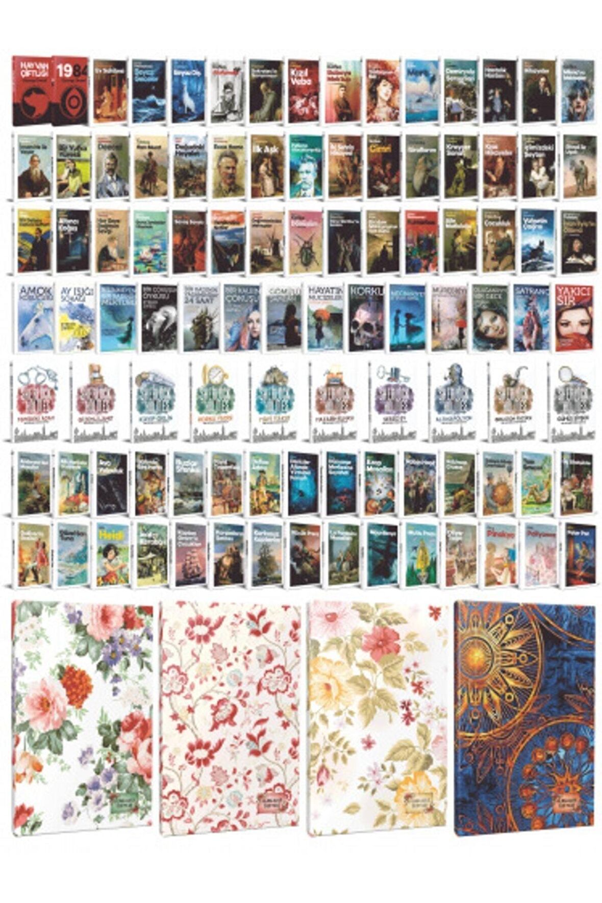 109 Dünya Klasiği Ve Çiçekli Planlama Defteri
Seti -1