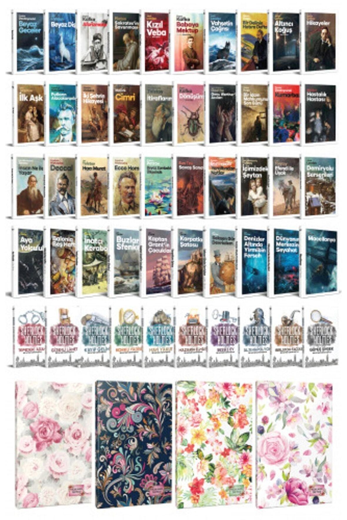 50 Dünya Klasiği Ve Çiçekli Planlama Defteri
Seti -2