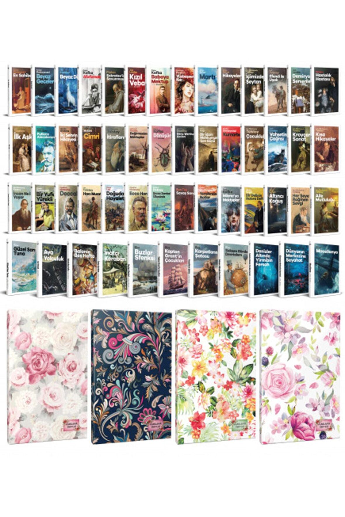 53 Dünya Klasiği Ve Çiçekli Planlama Defteri
seti -2